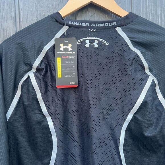 Under Armour Mens Black Heatgear Compression Short Sleeve Shirt Size 3XL - Picture 6 of 7